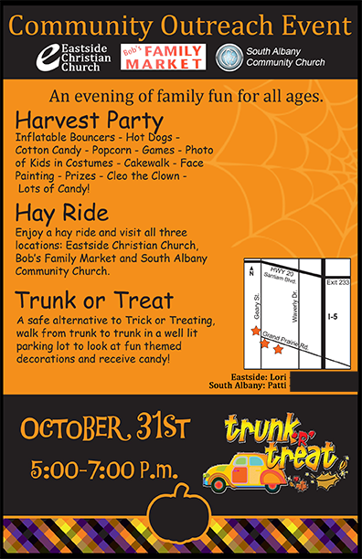 harvest party flyers